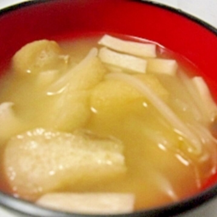 みそ汁（エリンギ、油揚げ、もやし）